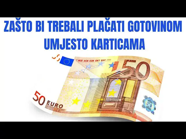 Video thumbnail for Zašto bi trebali plačati gotovinom umjesto karticama...