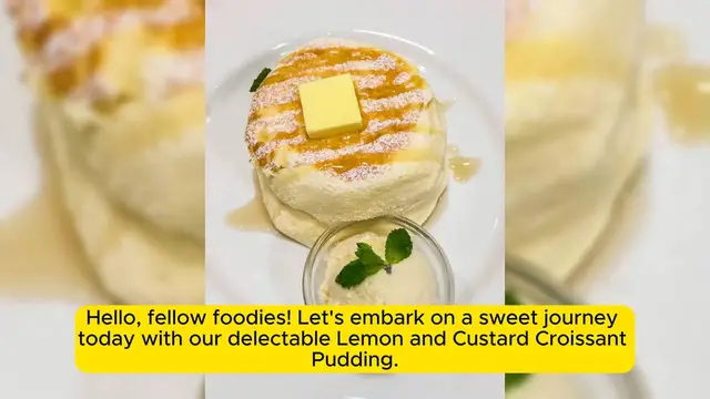 Video thumbnail for _Lemon and Custard Croissant Pudding