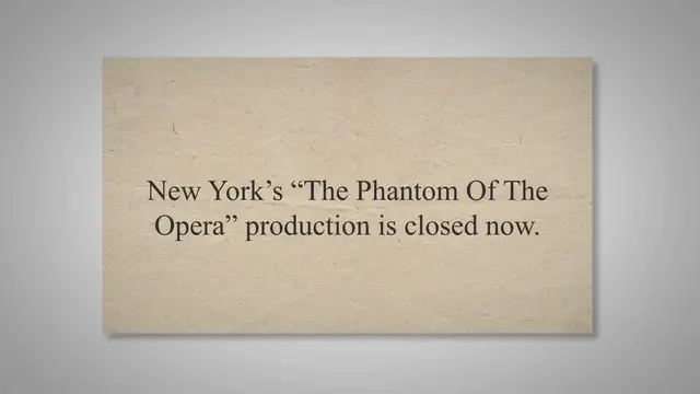'Video thumbnail for Is Phantom Of The Opera Closing in 2023? - Are they shut down?'