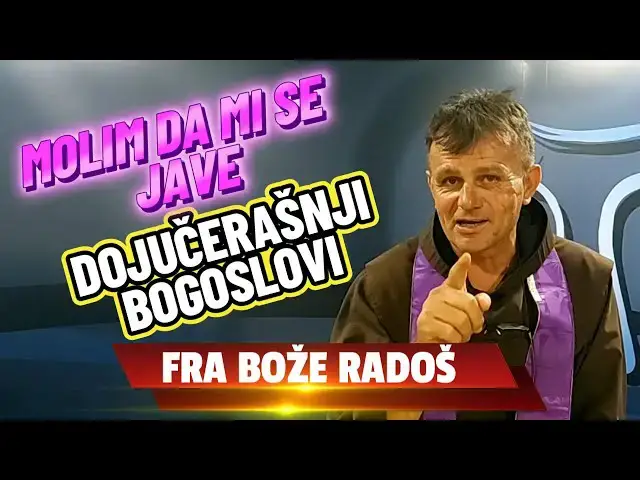 Video thumbnail for Fra Bože Radoš - Molim da mi se jave dojučerašnji bogoslovi Hercegovačko-  franjevačke Provincije