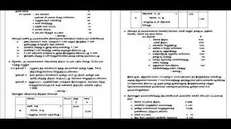 Video thumbnail for 11th Accountancy Half Yearly Exam 2018 - Model Question Paper 2 | Kanchipuram District | TM