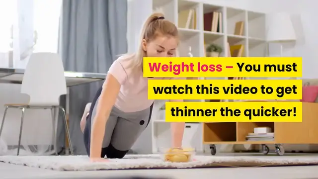 Video thumbnail for Top 9 weight loss tips for Quick and healthy weight loss