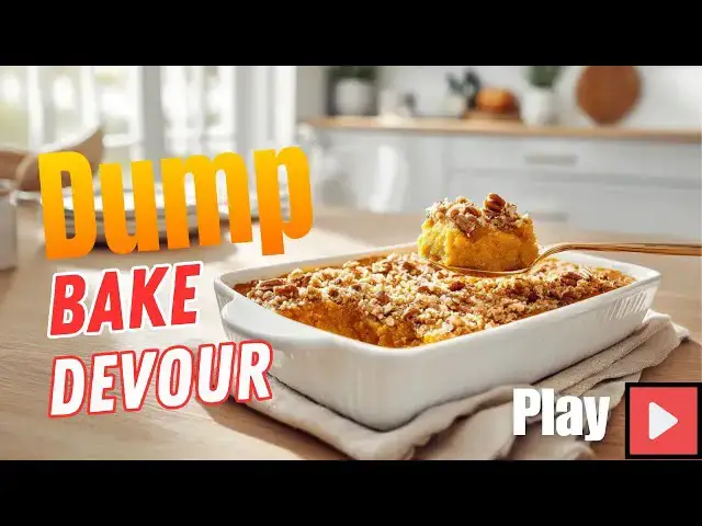 Video thumbnail for Pumpkin Dump Cake Recipe | Easy Fall Dessert with Spice Cake, Pecans & Butter Magic!