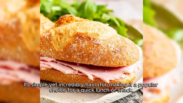 Video thumbnail for Jambon-beurre Recipe