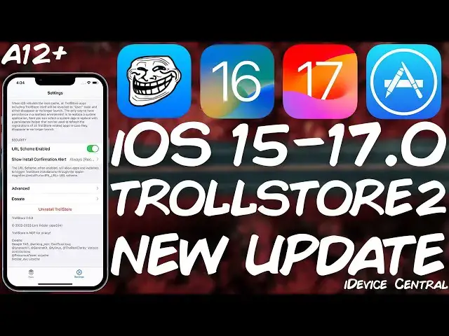 Video thumbnail for TrollStore 2 Update RELEASED! iOS 15.0 - 16.6.1 / 17.0 ALL DEVICES! Enable Developer Mode On Device