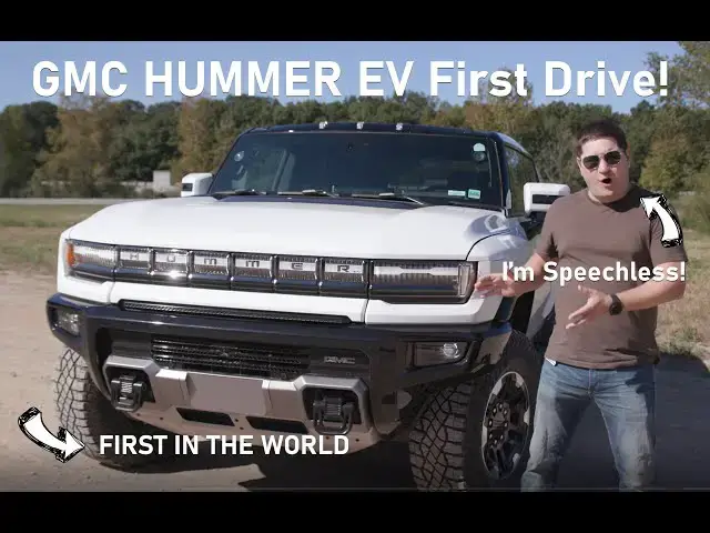 'Video thumbnail for I Drove The GMC HUMMER EV! [First Drive Review]'
