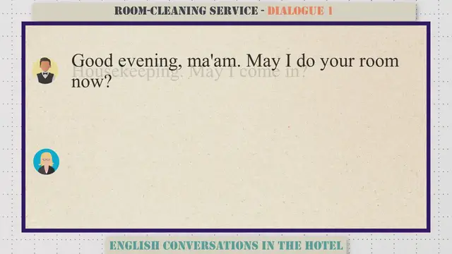 Video thumbnail for Room-Cleaning Service
