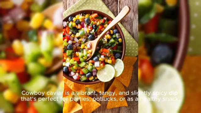 Video thumbnail for cowboy caviar recipe