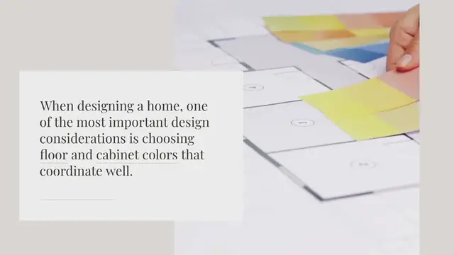 Video thumbnail for Should wood floors be lighter or darker than cabinets?