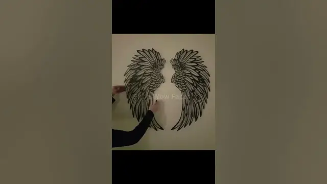 Video thumbnail for ✨🌟 Angel Wings Metal Wall Art with LED lights 🌟✨ || Link is in Description || #usa #shopping