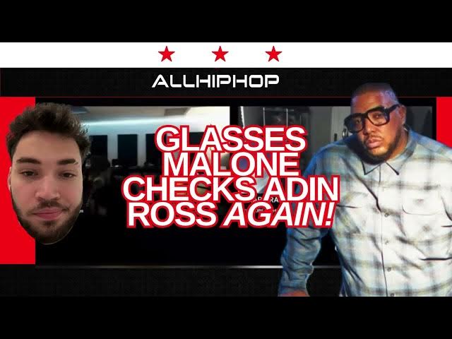 Video thumbnail for Glasses Malone G-Checks Adin Ross Again, Says "Wack 100 Can't Save You"