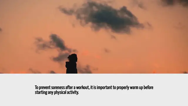 Video thumbnail for How To Prevent Soreness After Workout