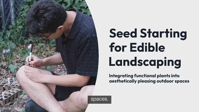Video thumbnail for Seed Starting for Edible Landscaping
