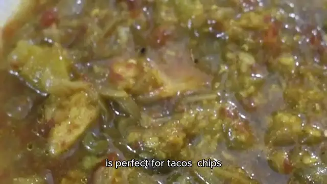 Video thumbnail for green salsa recipe