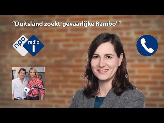 Video thumbnail for 2020-07-14 Ulrike Nagel - Radio 1 - Duitsland zoekt gevaarlijke Rambo in vakantiegebied