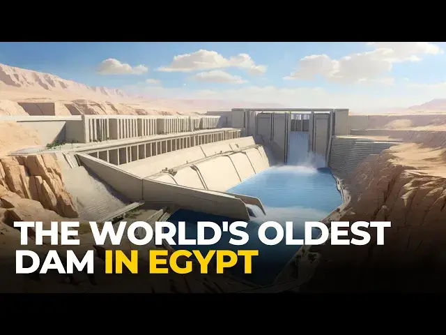 Video thumbnail for The World's Oldest Dam: Egypt's 3,700-Year-Old Sadd el-Kafara Destroyed by Catastrophic Flood