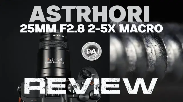 Video thumbnail for AstrHori 25mm F2.8 2-5x Ultra Macro Review | 5x Macro on the Cheap!