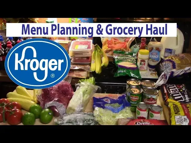 Video thumbnail for KROGER GROCERY HAUL | MEAL PLAN WEEK OF 09142018