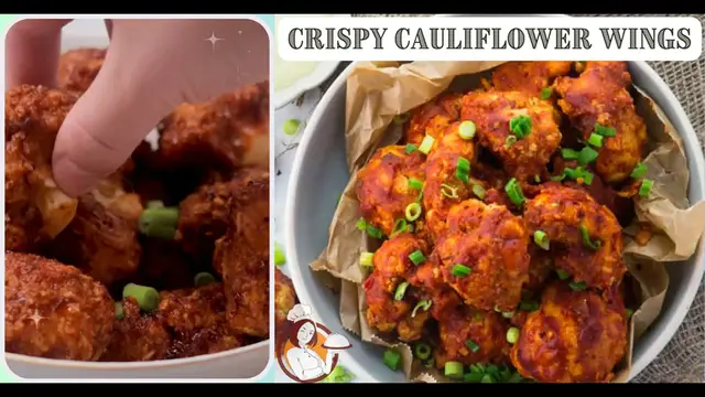 Video thumbnail for Crispy Cauliflower Wings