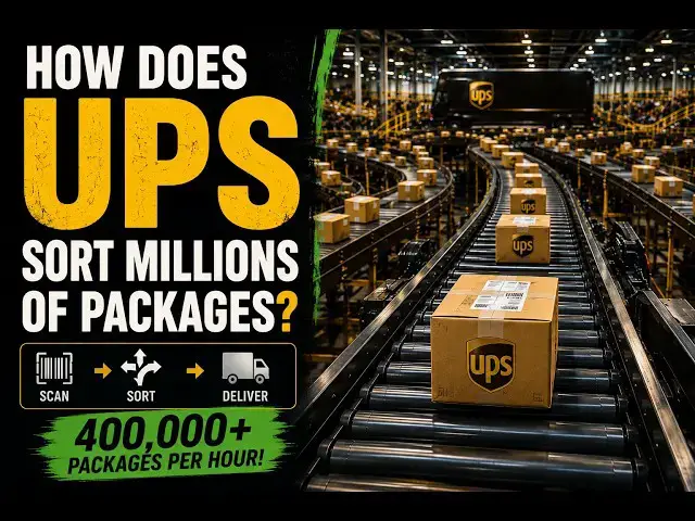 Video thumbnail for How does UPS sort millions of packages?
