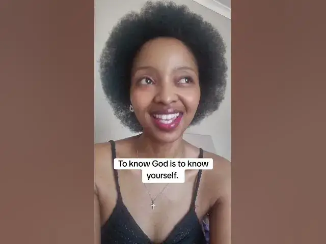 'Video thumbnail for To know God is to know yourself'