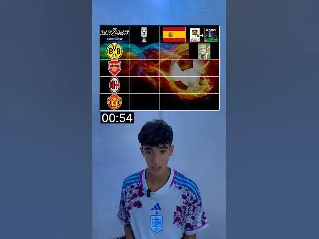 'Video thumbnail for كم لاعب تقدر تسمي في 1 دق و 5ث Box2Box'