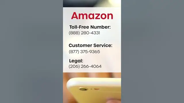 Video thumbnail for How to contact Amazon customer support