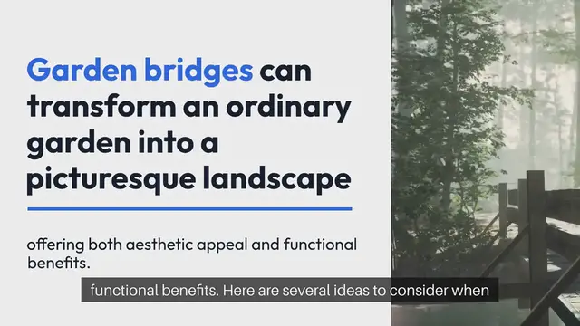 Video thumbnail for Garden Bridge Ideas