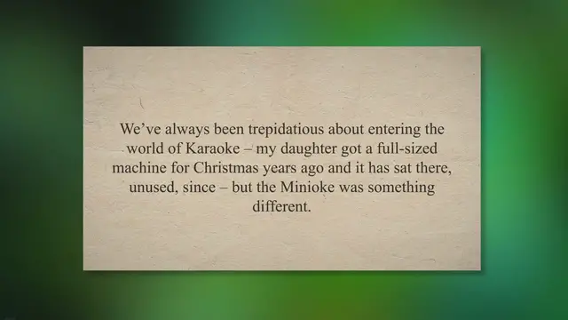 Video thumbnail for Discover Sway's Minioke: The Ultimate Portable Karaoke System for Unforgettable Fun!