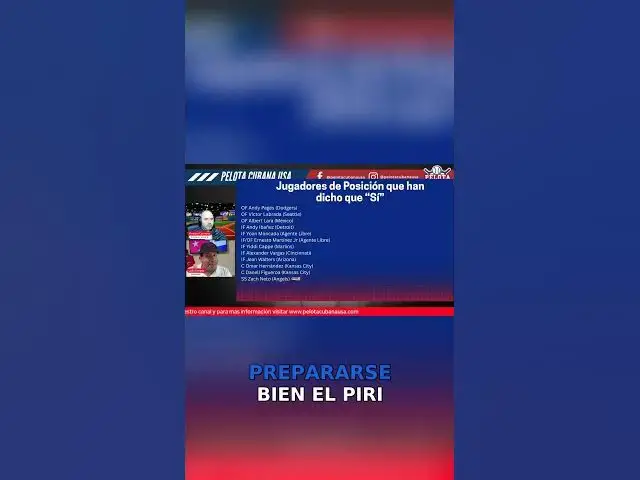 Video thumbnail for ¿Debería Alexei Ramírez ir con Cuba al Clásico Mundial?