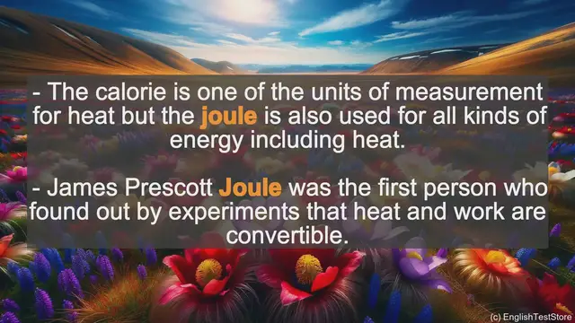 Video thumbnail for Joule In Sentences - Examples Of Joule In Sentences