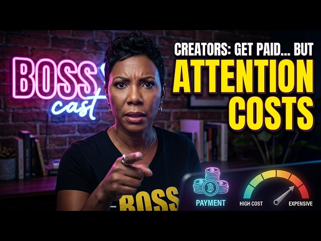Video thumbnail for Creators Are Getting Paid… But Attention Is EXPENSIVE