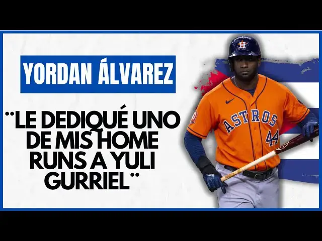 Video thumbnail for YORDAN ÁLVAREZ habla sobre el regreso a MLB de YULI GURRIEL