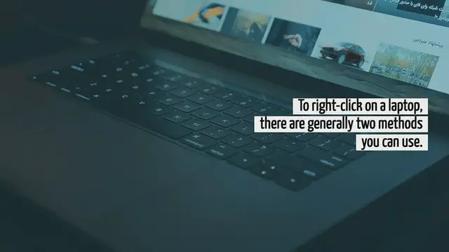 Video thumbnail for How To Right Click On A Laptop