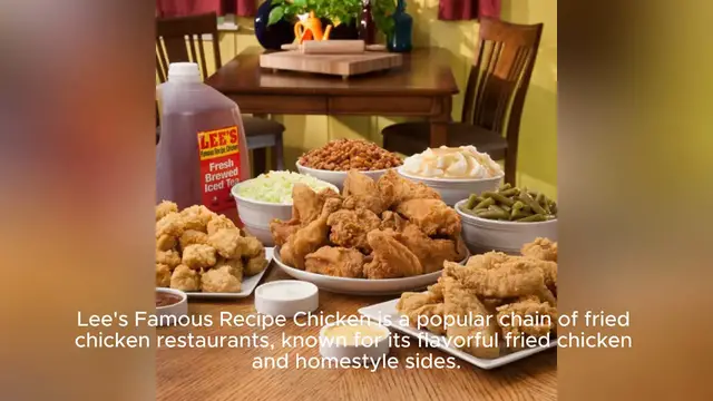 Video thumbnail for lee's famous recipe chicken menu