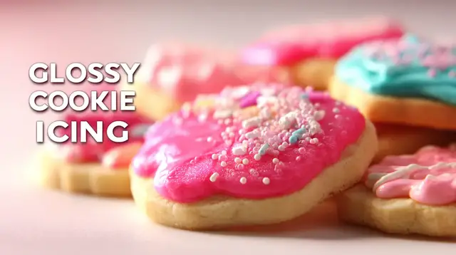 Video thumbnail for Sugar Cookie Icing Recipe | Easy Glossy Icing That Dries Hard for Decorating