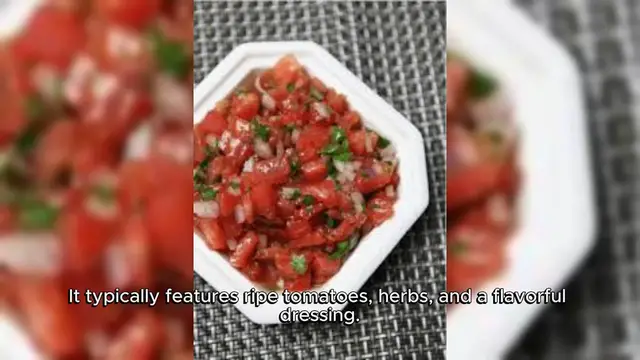 Video thumbnail for Moroccan tomato salad