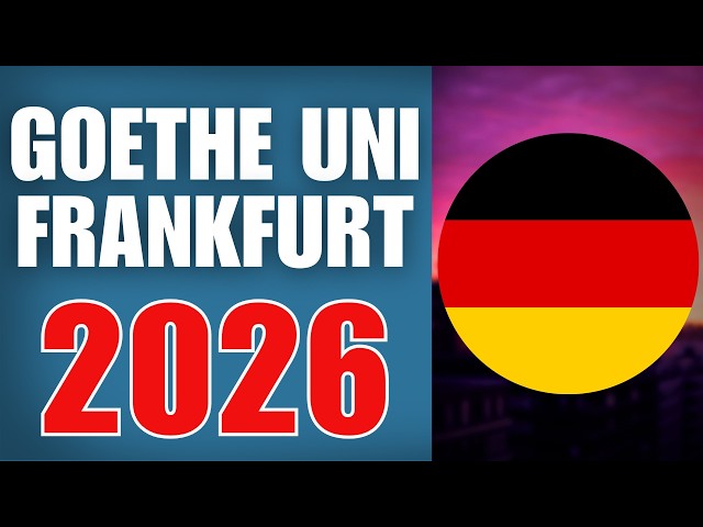 Video thumbnail for Applying to Goethe University Frankfurt | Study in Germany