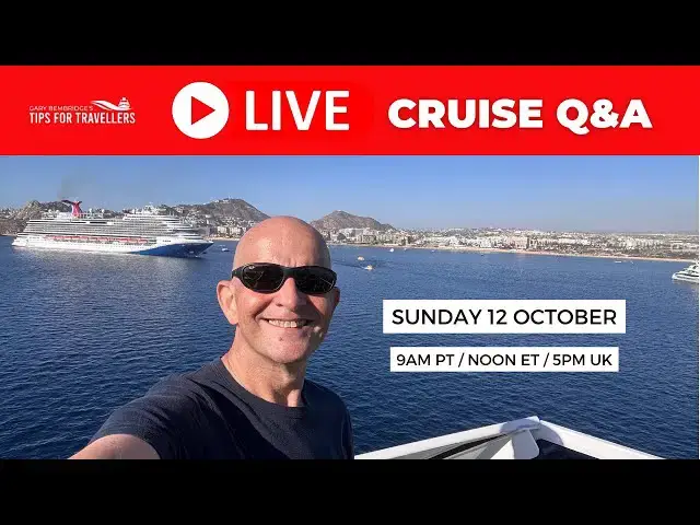 'Video thumbnail for Live Cruise Q&A Sunday 12 October 9am PT/ Noon ET/ 5pm UK'