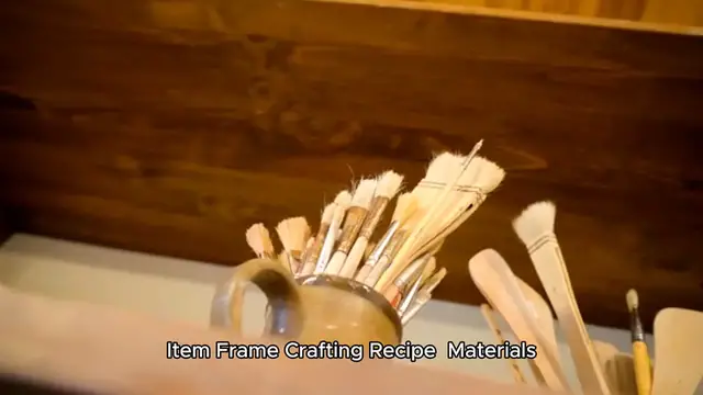 Video thumbnail for item frame recipe