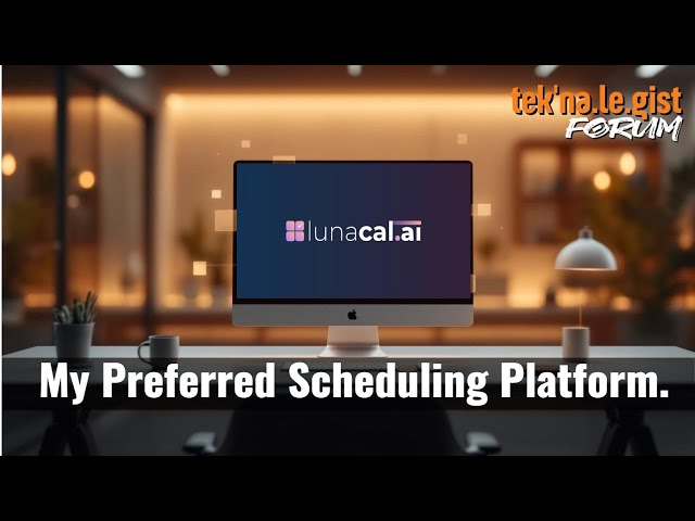 Video thumbnail for Unlocking the Power of Scheduling: A Deep Dive into LunaCal.ai