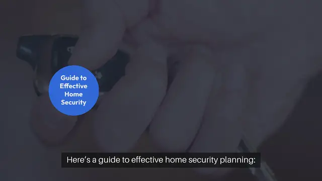 Video thumbnail for Home Security Planning