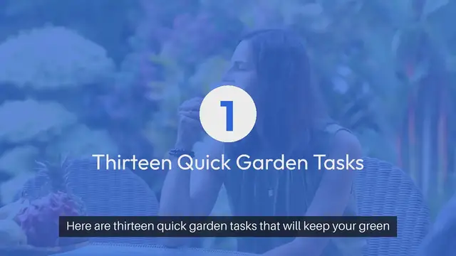 Video thumbnail for Do These 13 Garden Tasks Quickly