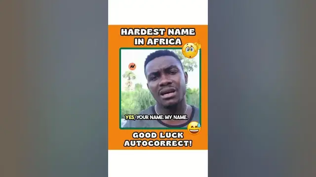 Video thumbnail for Hardest name in Africa? Meet Ovuvuevuevue enyetuenwuevue ugbemugbem osas