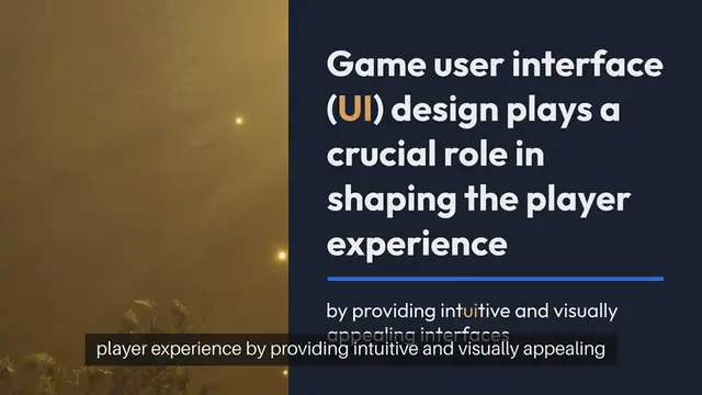 Video thumbnail for Game User Interface Design