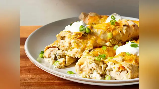 Video thumbnail for easy chicken enchiladas recipe