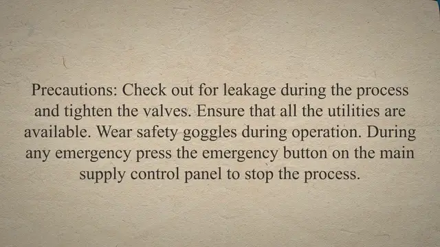 Video thumbnail for SOP for Operation and cleaning of mobile SIP unit