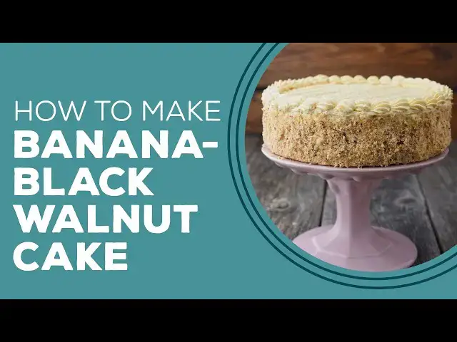Video thumbnail for Blast from the Past: Tennessee Banana-Black Walnut Cake With Caramel Frosting Recipe