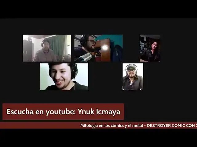 Video thumbnail for Conversatorio Mitología en los cómics & el metal - DESTROYER COMIC CON 2021