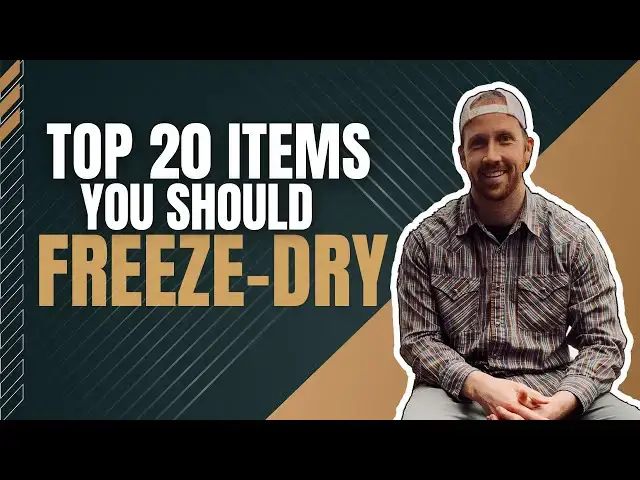 Video thumbnail for Top 20 Items to Freeze-Dry for Your Freeze Dried Business